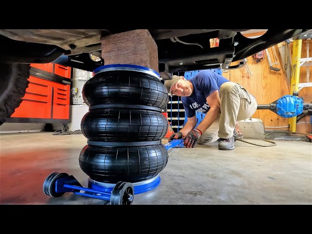 Quick Lift Air Bag Jack Test and 4x4 Tire Rotation