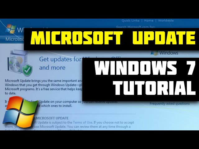 Microsoft Update For Windows 7 In 2024!