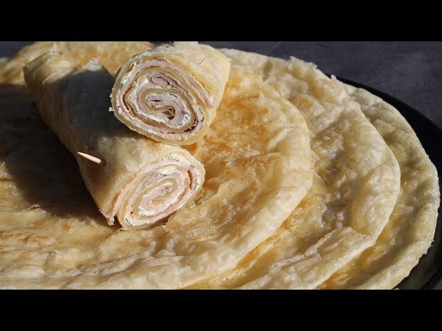 Butter Layered Pancakes: Perfect for Wraps - 蔥油餅 - Paratha - Morgane Recipes