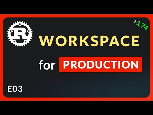 Rust Workspace Production By Example (E03 - Rust Production Web App)