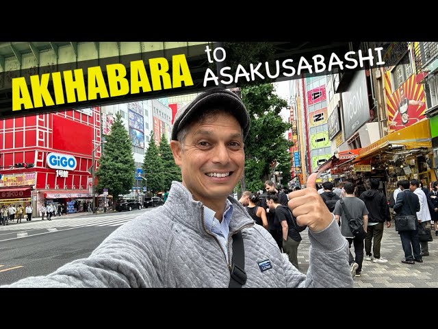 Akihabara to Asakusabashi | Tokyo Street View Adventure