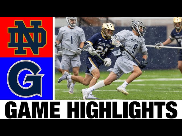 #1 Notre Dame vs #8 Georgetown Highlights (Quarterfinal) | 2024 NCAA Men's Lacrosse Championships