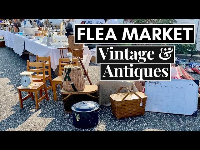 Vintage & Antique Flea Market || +haul || October 2021   YouTube