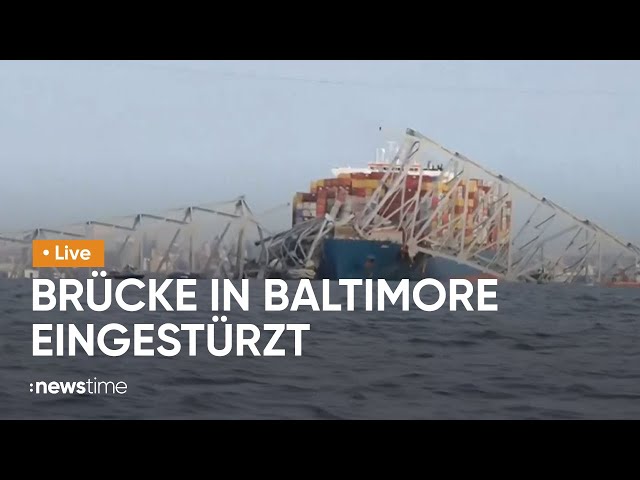 LIVE: Brückeneinsturz in Baltimore - So ist die Lage am Unfallort