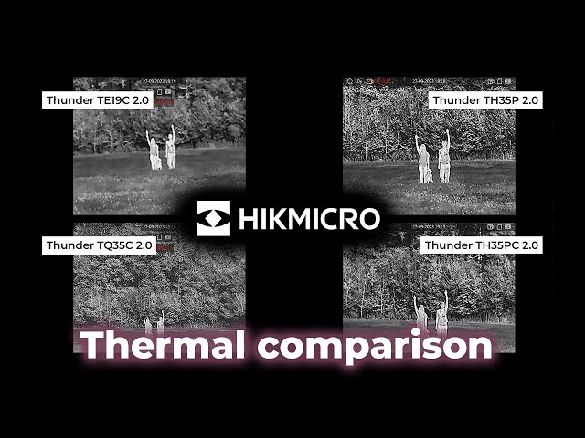 Comparison of Hikmicro Thunder 2.0 (TE19C, TH35P, TH35PC, TQ35C) | Optics Trade In the Field