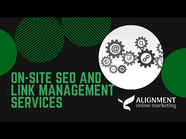 On Site SEO and Link Management Services
