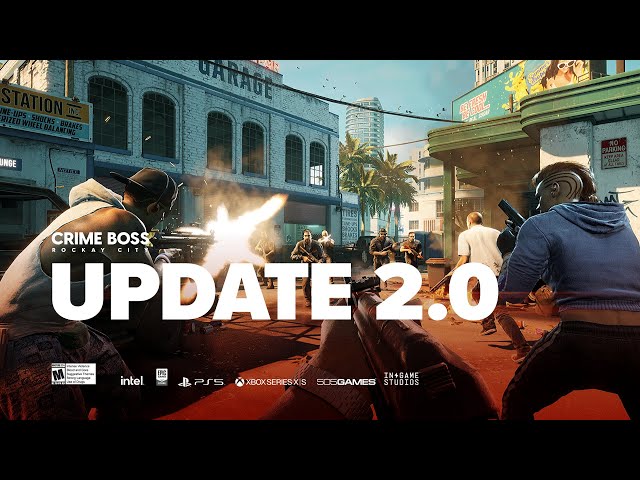 Crime Boss: Rockay City | Update 2.0 Trailer [ESRB]