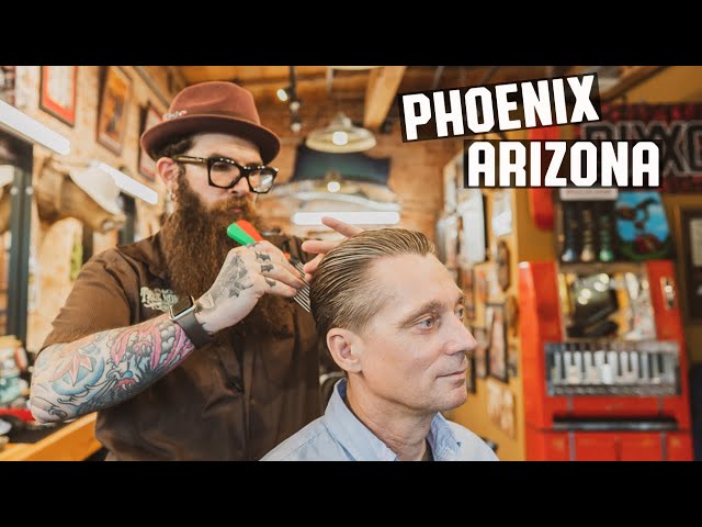 💈 Classic Vanguard HAIRCUT & HAIR STYLING At True North Barber Shop | Phoenix Arizona