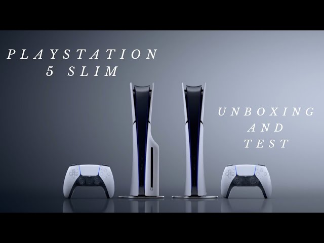 PS5 SLIM - 4K UNBOXING, TEST and Review