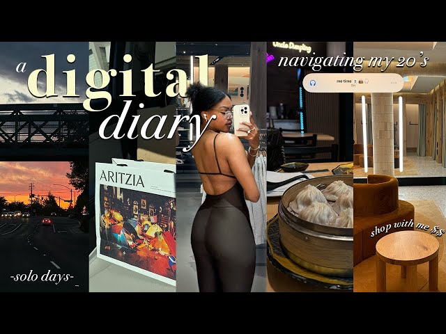 WEEKEND VLOG 🎥 | navigating my 20's + prioritizing alone time + shop w me $ + self care night + more