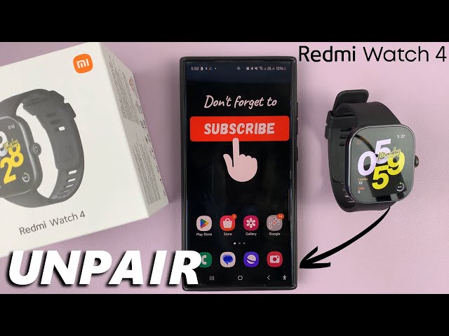 How To Unpair Redmi Watch 4 From Phone