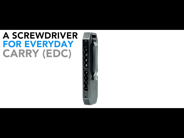 Bit Bar : The Pocket Friendly EDC Screwdriver Video (1 minute)
