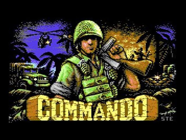 C64 music in HQ stereo - Commando - music by Rob Hubbard