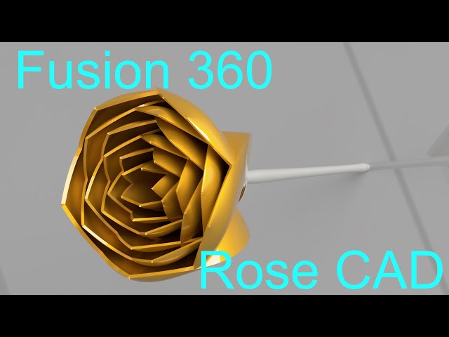 Fusion 360 Tutorial Anfänger Deutsch Rose CAD