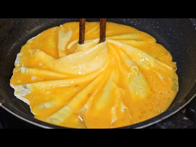 Omelette Rice Making Skills / 漩渦蛋包飯製作技能 - Taiwanese Food