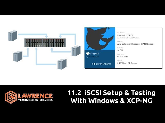 FreeNAS 11.2  iSCSI Setup & Testing With Windows & XCP-NG