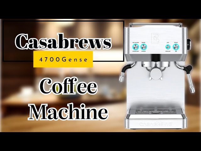 Casabrews 4700Gense Americano & Espresso Coffee Machine FULL Overview!
