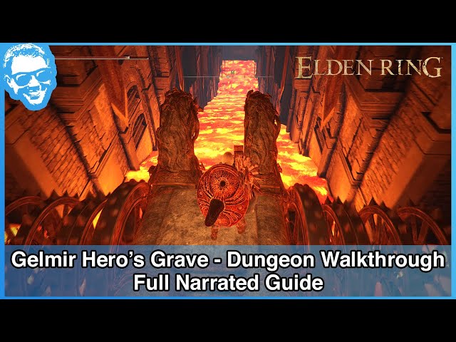 Gelmir Hero's Grave (Mt. Gelmir) - Full Narrated Dungeon Walkthrough - Elden Ring [4k HDR]