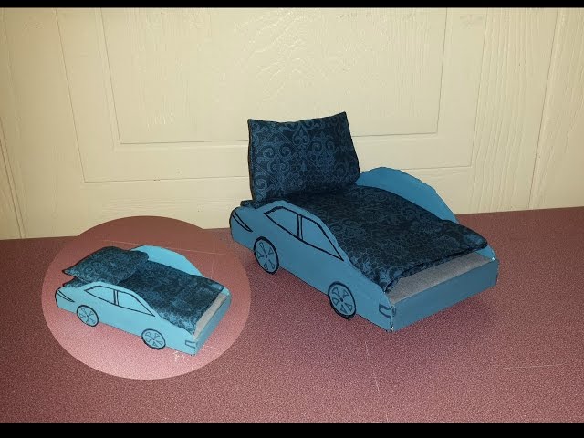 How to make a Doll Car Bed
