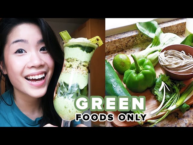 I Only Ate Green Foods For 24 Hours