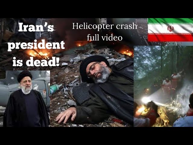 Iran president helicopter crash full video #viral #iran