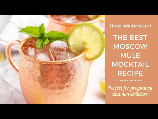 Moscow Mule Mocktail Non-Alcoholic