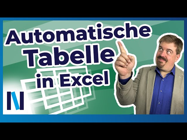 Excel-Grundlagen #3: Mit der Automatischen Tabelle wirst Du keine Formatierungsprobleme mehr haben!