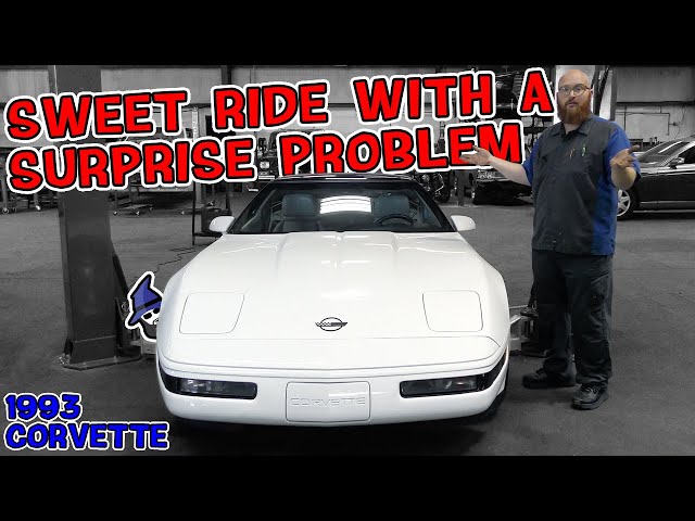 '93 Vette came into the shop for one problem & the CAR WIZARD found another much more serious one!