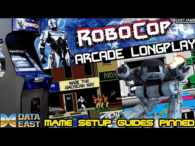 Robocop Arcade Data East 1988 ☆ Longplay #robocop #arcadegames #mame