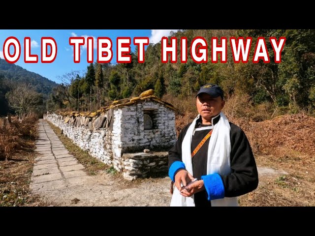 Uncle Showing me the Old Tibet Highway Connecting from Udalguri Assam Via Sanglem and Tawang