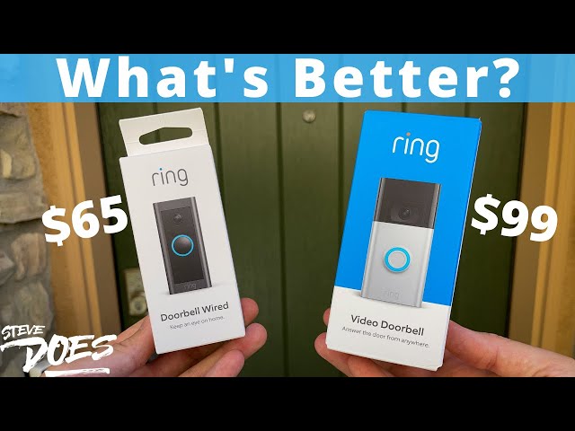 Comparing Ring's Budget Video Doorbells