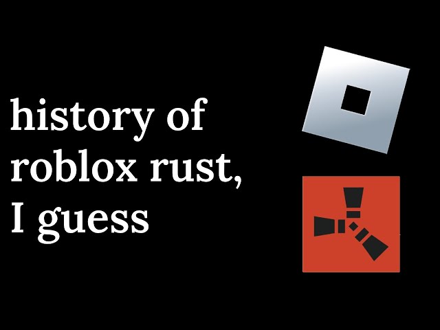 The entire History of Roblox Rust I guess (V2)
