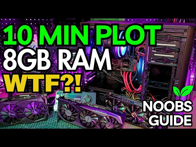 CRAZY Low Spec Chia Plot and Farm Guide for NOOBS: 8GB RAM = 10min plots