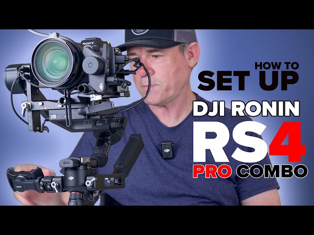 Set up + balance DJI RS4 PRO Gimbal, Raven Eye + Focus Pro | Combo tutorial