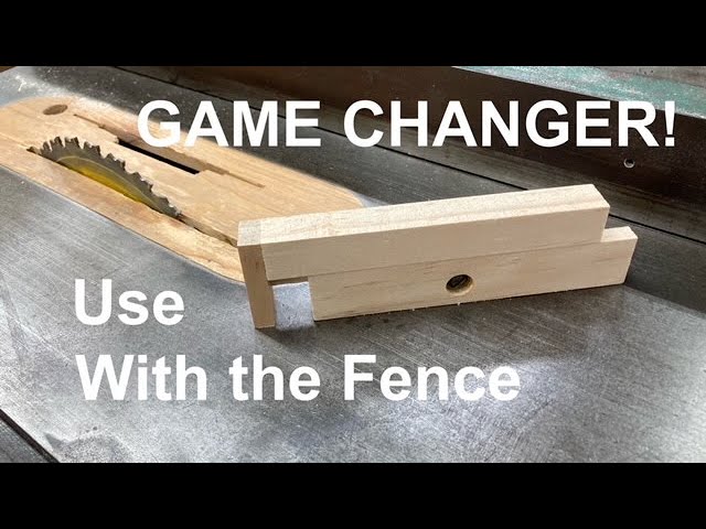 Use Kerfmaker Jig with Table Saw Fence