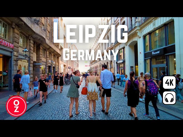 LEIPZIG - Germany 🇩🇪 4K Walking Tour Historic Center | Zentrum, Markt