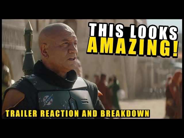 THIS LOOKS AMAZING! - Book of Boba Fett Trailer Reaction + Breakdown