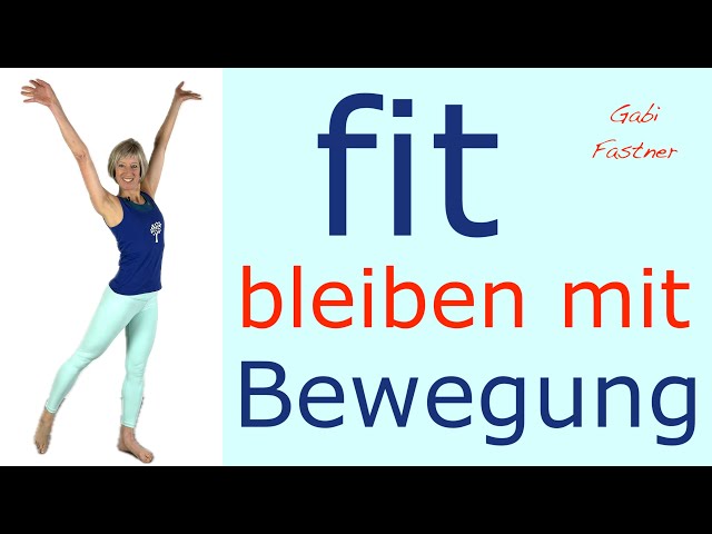 🍓 22 min. "fit bleiben mit Bewegung" | Cardio + Rhytmus | Vitaltraining ohne Geräte, im Stehen