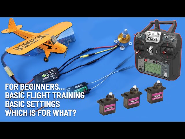 Tutorial for RC Airplane Modeling Beginners. Basic Flight Training. Basic Settings