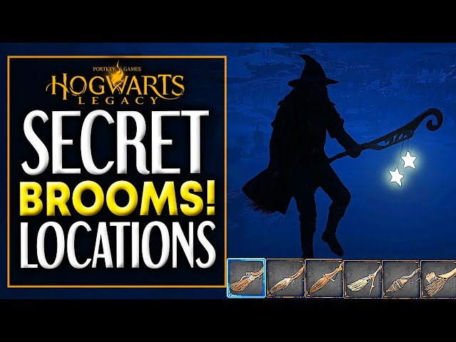 Hogwarts Legacy SECRET BROOM LOCATIONS & HOW TO GET THEM