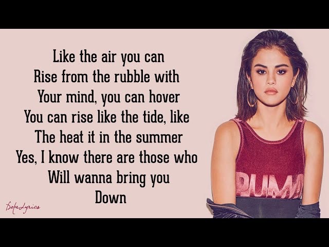Rise - Selena Gomez (Lyrics) 🎵