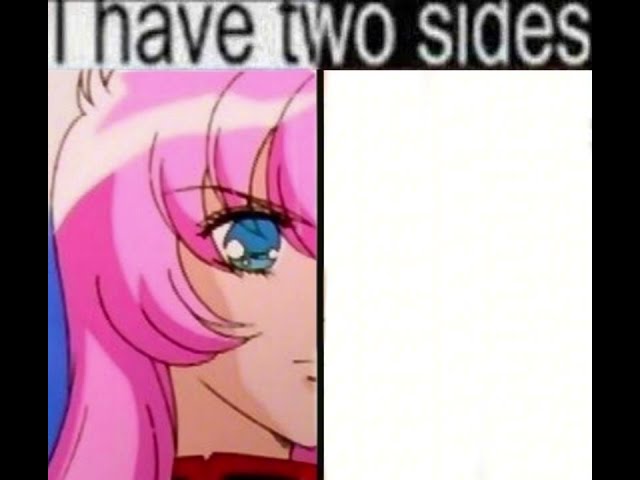 i have two sides (retro anime edition)