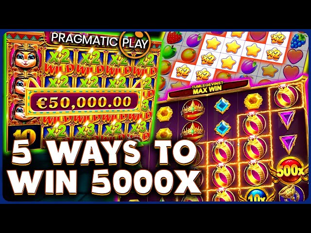 5 Slots to Win 5000x on Pragmatic Play!