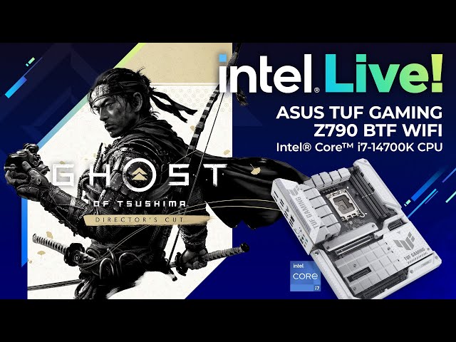 Giveaways + 14700K and ASUS Back Connect GT302 and Z790 Motherboard plus Ghost of Tsushima Gameplay