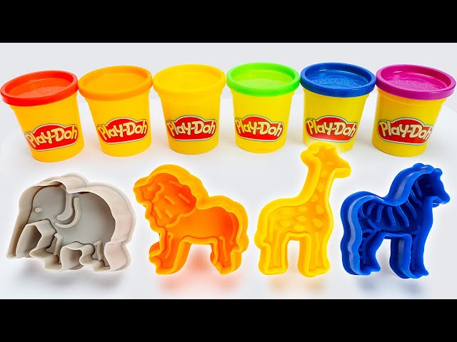 Learn Animals, Colors, Letters & Count with Play-Doh and Toys | Fun Preschool Learning Video