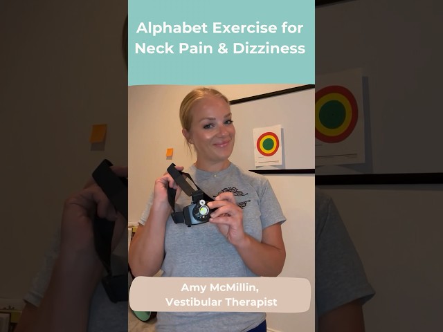 Neck Pain Relief Exercises {Day 2} #neck  #neckpain #dizzy #vestibular #shorts