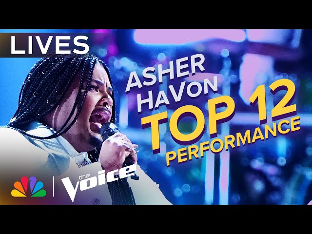 Asher HaVon Performs "I'll Make Love to You" by Boyz II Men | The Voice Lives | NBC