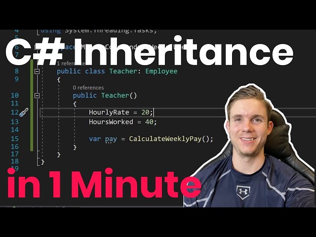 C# Inheritance in 1 Minute | C# Crash Course