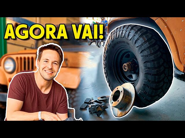 A LASANHA ESTÁ DE VOLTA! Curtiram as novas rodas, pneus e freios do Jeep do Gerson? - AceleVlog #155