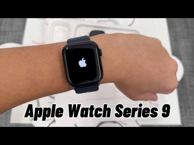 Apple Watch Series 9 Unboxing [45mm Midnight Aluminum Case with Midnight Sport Loop]